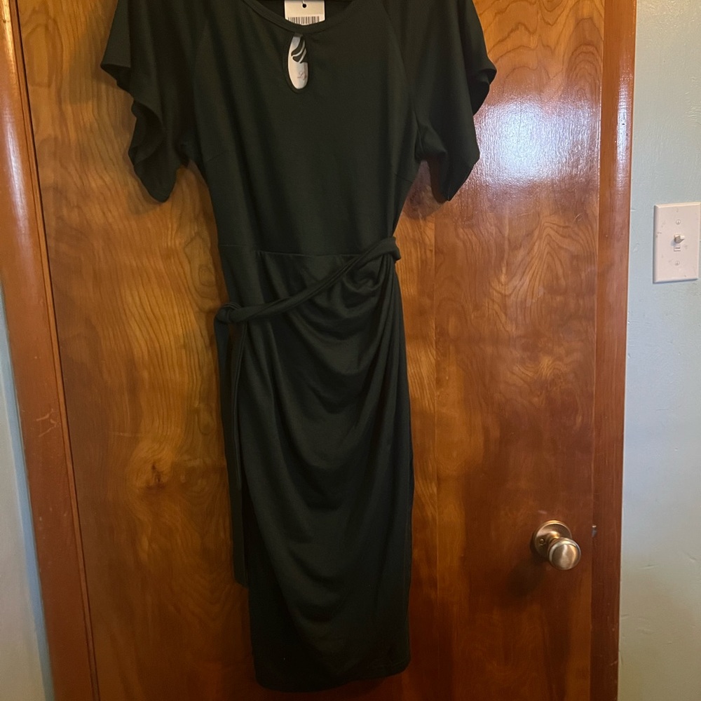 Dark Green Dress